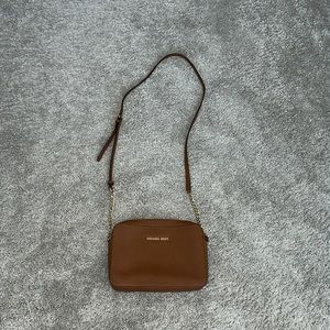 Michael Kors tan crossbody bag